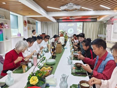 一盏宋式茶，拉近志愿心！壆岗点茶沙龙让团队 “心贴紧”